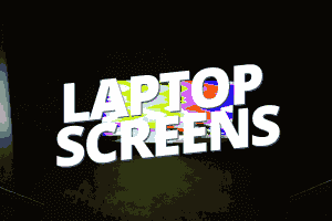 Laptop screen repair in Cardiff.
