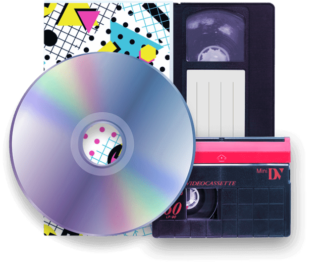 VHS, MiniDV and camcorder tape to digital conversion service in Cardiff